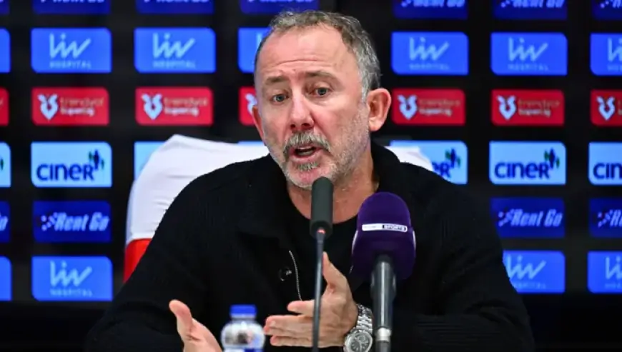 Sergen Yalçın: "Büyük Takım Grafiği Çizmiyoruz"