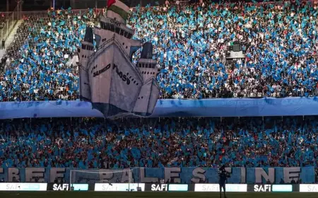 Beşiktaş Tribünlerinden Filistin’e Anlamlı Destek